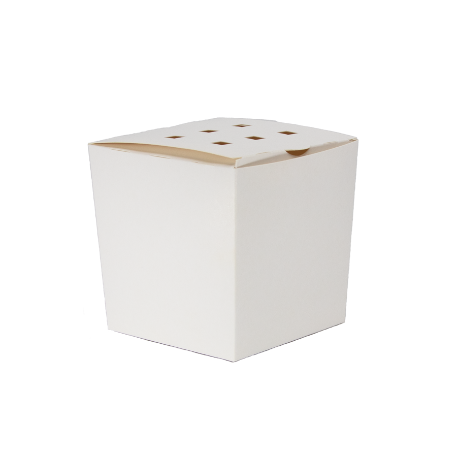 POJEMNIK KARTONOWY 80x80x100 (DNO AUTOMATYCZNE) BIAŁY
